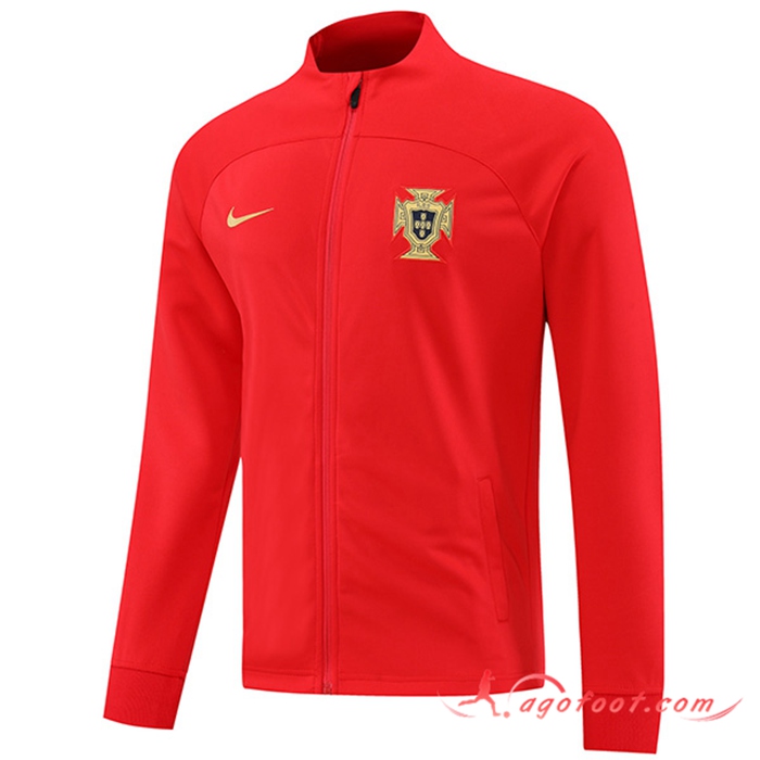 Veste Foot Portugal Rouge 2022/2023