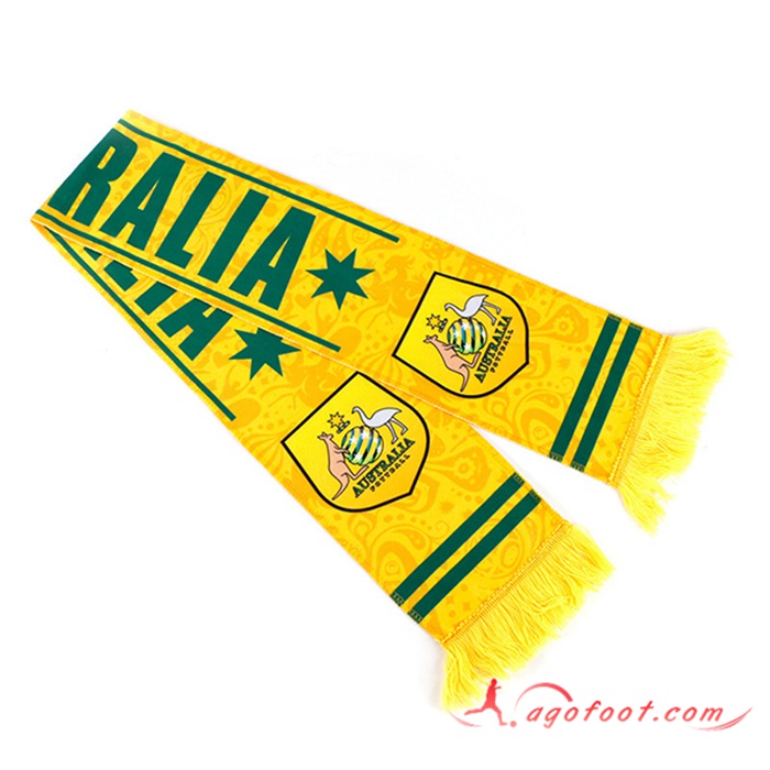 Nouveau Echarpes Coupe Du Monde 2022 Australie Jaune/Vert
