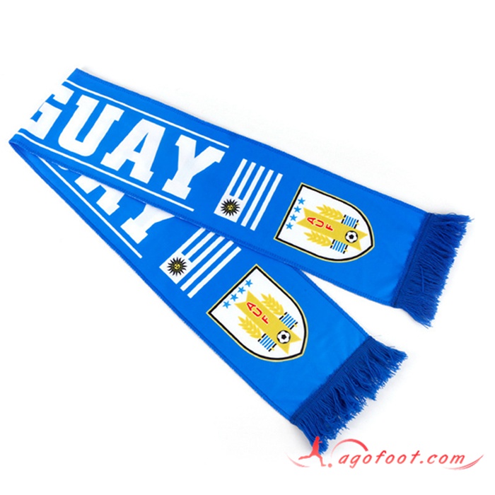 Nouveau Echarpes Coupe Du Monde 2022 Uruguay Bleu