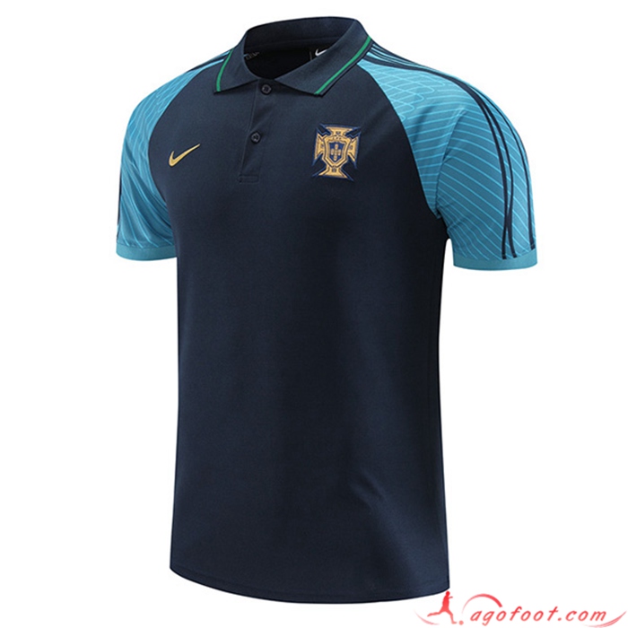 Polo Foot Portugal Bleu Marine 2022/2023 -02