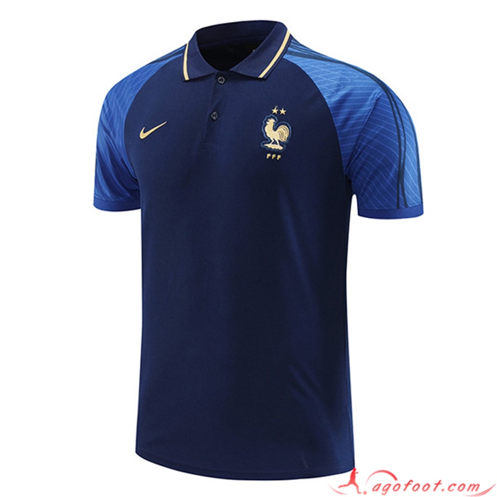 Polo Foot France Bleu Marine 2022/2023 -02