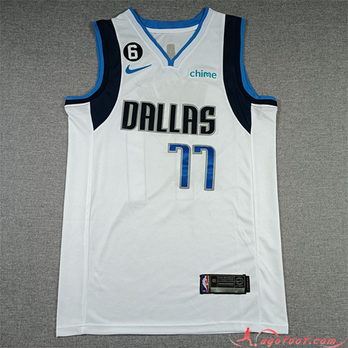 Maillot Dallas Mavericks(DONCIC #77) 2022/23 Blanc