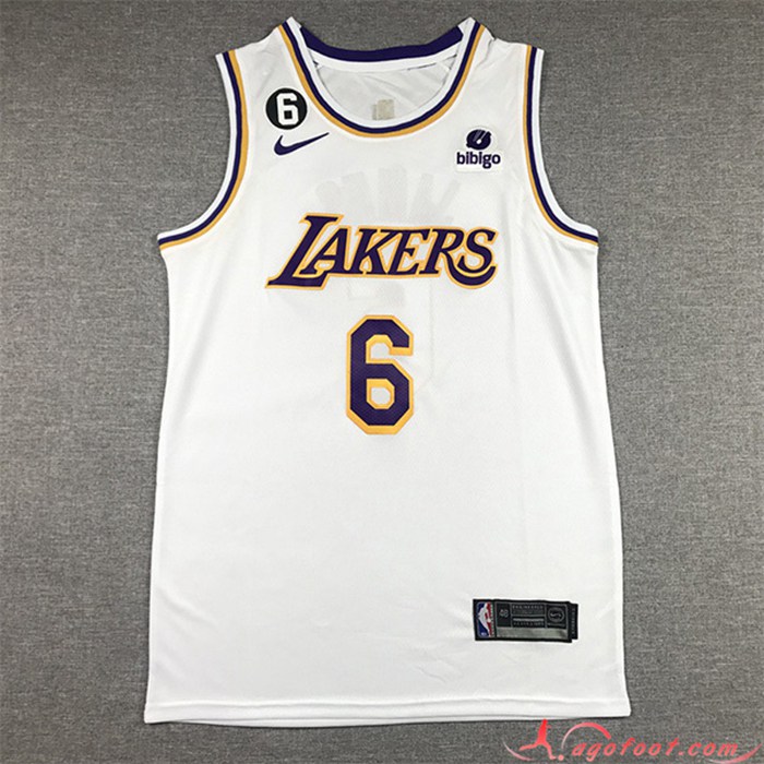 Maillot Los Angeles Lakers(JAMES #6) 2022/23 Blanc