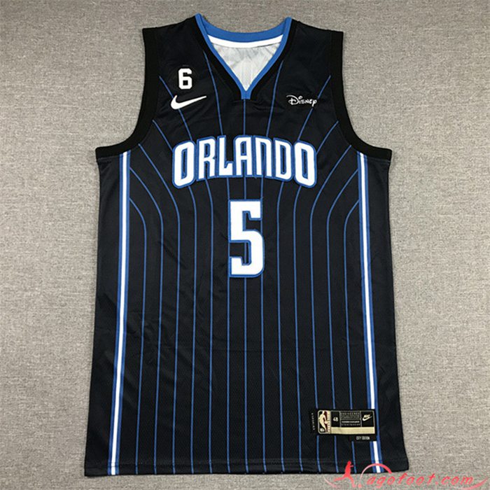 Maillot Orlando Magic(BANCCHERO #5) 2022/23 Noir/Bleu
