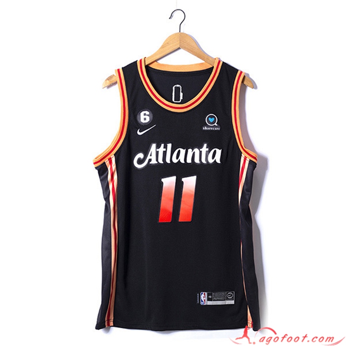 Maillot Atlanta Hawks(YOUNG #11) 2022/23 Noir