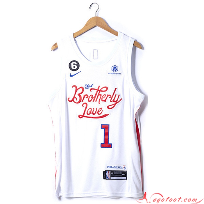 Maillot Philadelphia 76ers(HARDEN #1) 2022/23 Blanc
