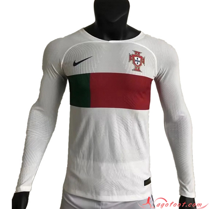 Nouveau Maillot Equipe Foot Portugal Exterieur Manches Longues 2022/2023
