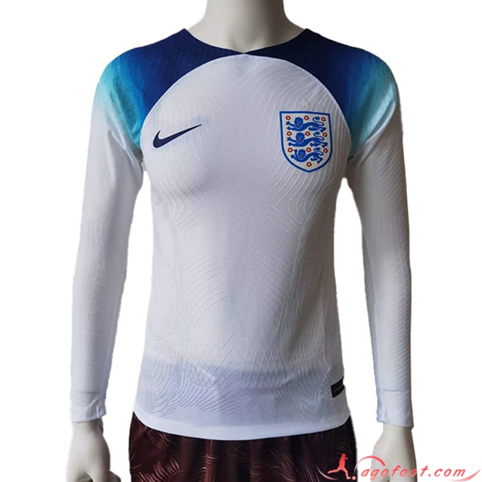 Nouveau Maillot Equipe Foot Angleterre Domicile Manches Longues 2022/2023