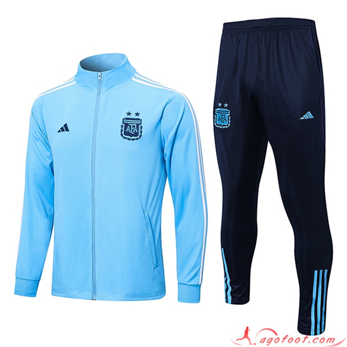 Ensemble Survetement de Foot - Veste Argentin Bleu Clair 2022/2023