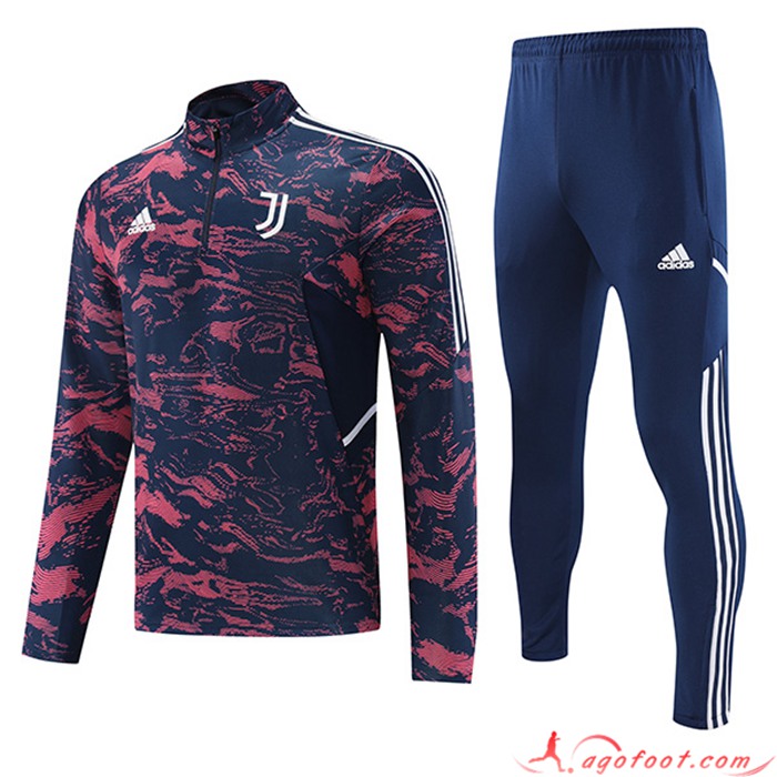Ensemble Survetement de Foot Juventus Bleu/Rose 2022/2023