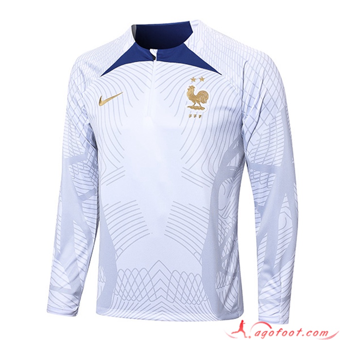 Sweatshirt Training France Blanc 2022/2023