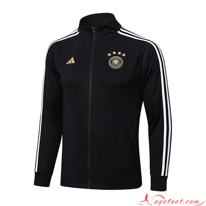 Veste Foot Allemagne Noir 2022/2023