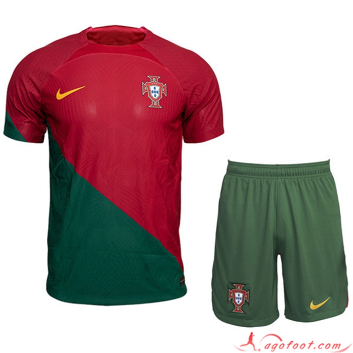Maillot de Foot Portugal Enfant Domicile Coupe Du Monde 2022