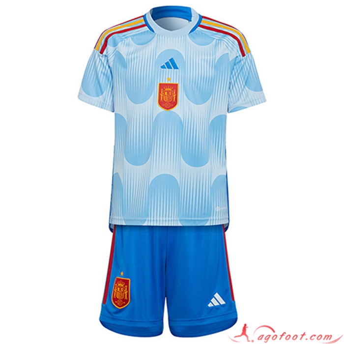 Maillot de Foot Espagne Enfant Exterieur Coupe Du Monde 2022