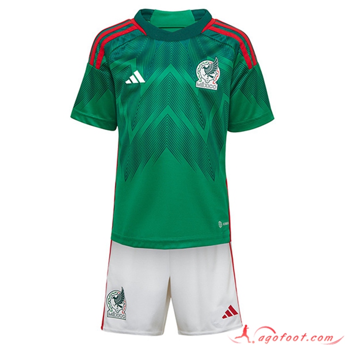 Maillot de Foot Mexique Enfant Domicile Coupe Du Monde 2022