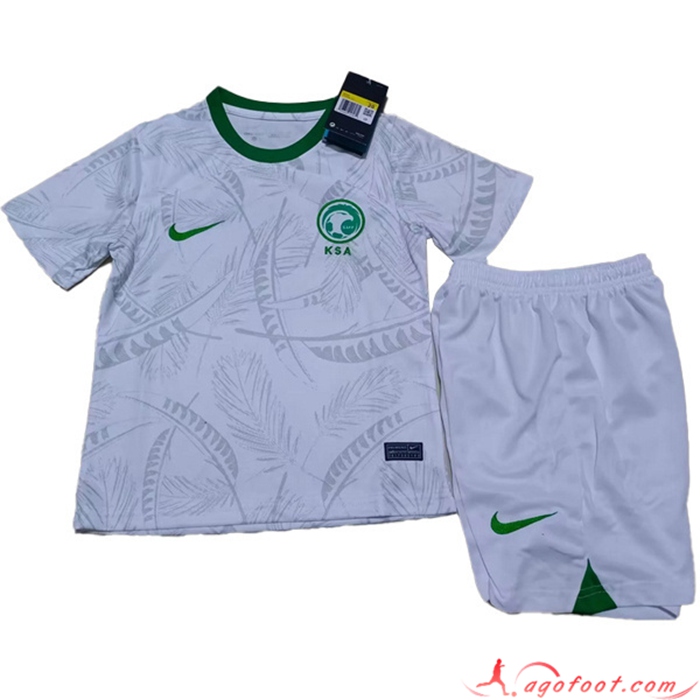 Maillot de Foot Arabie Saoudite Enfant Domicile Coupe Du Monde 2022