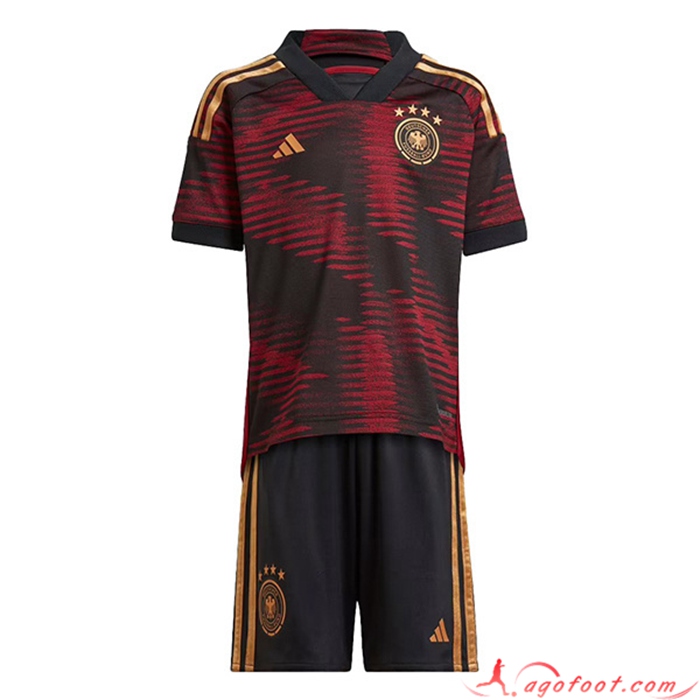 Maillot de Foot Allemagne Enfant Exterieur Coupe Du Monde 2022