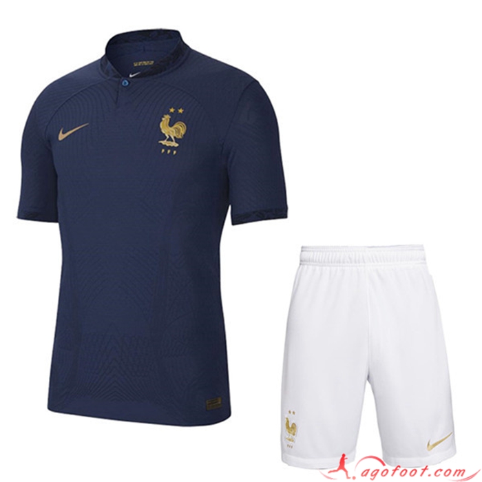 Maillot de Foot France Enfant Domicile Coupe Du Monde 2022