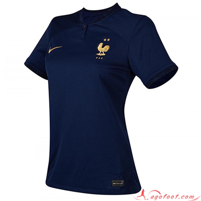 Maillot de Foot France Femme Domicile Coupe Du Monde 2022