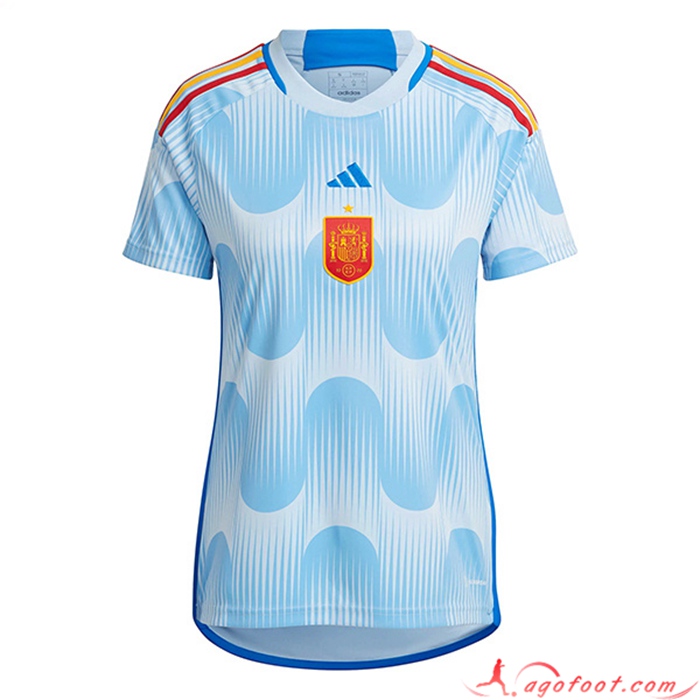 Maillot de Foot Espagne Femme Exterieur Coupe Du Monde 2022