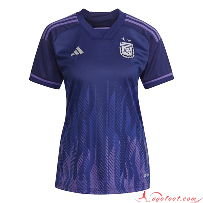 Maillot de Foot Argentin Femme Exterieur Coupe Du Monde 2022