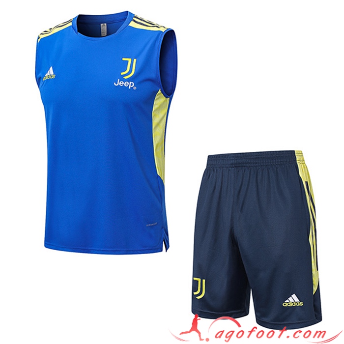 Ensemble Training Debardeur + Shorts Juventus Bleu 2022/2023