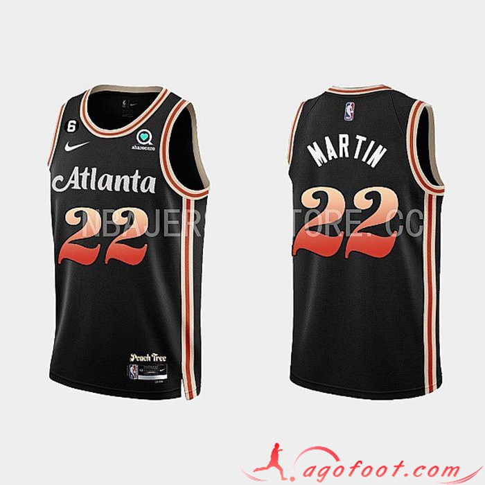Maillot Atlanta Hawks (MARTIN #22) 2022/23 Noir
