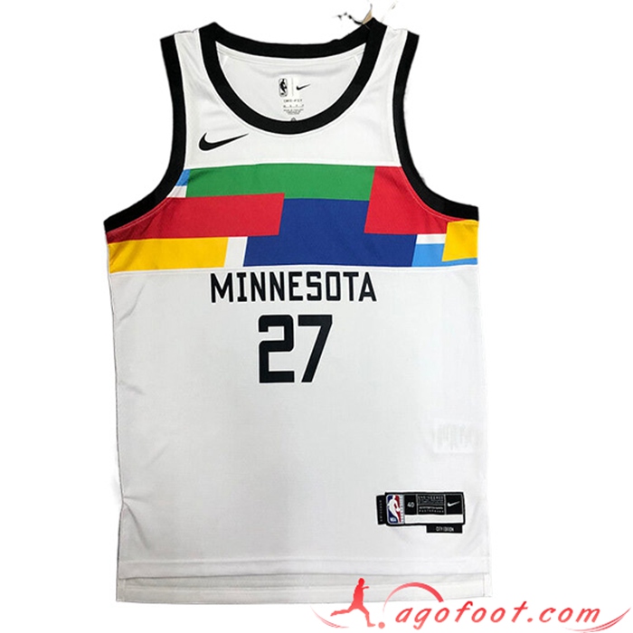 Maillot Minnesota Timberwolves (GOBERT #27) 2022/23 Blanc