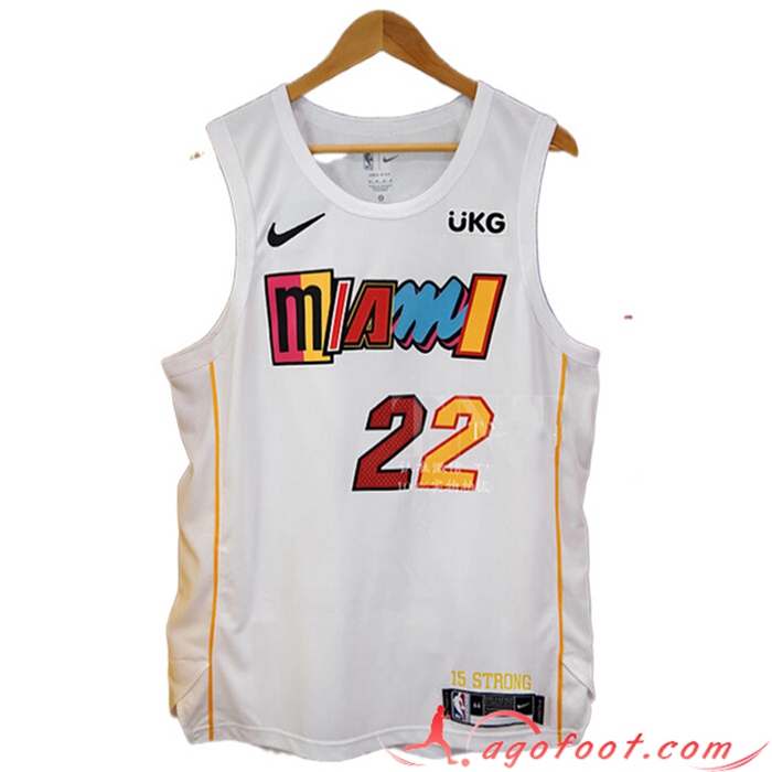 Maillot Miami Heat (BUTLER #22) 2022/23 Blanc