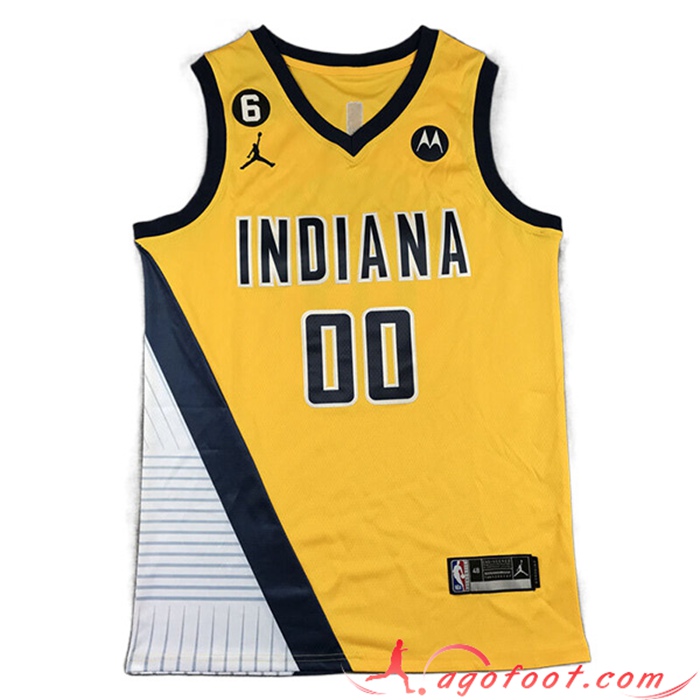 Maillot Indiana Pacers (MATHURIN #00) 2022/23 Jaune