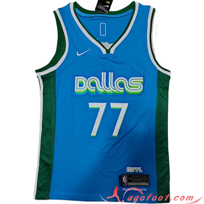 Maillot Dallas Mavericks (DONČIĆ #77) 2022/23 Bleu