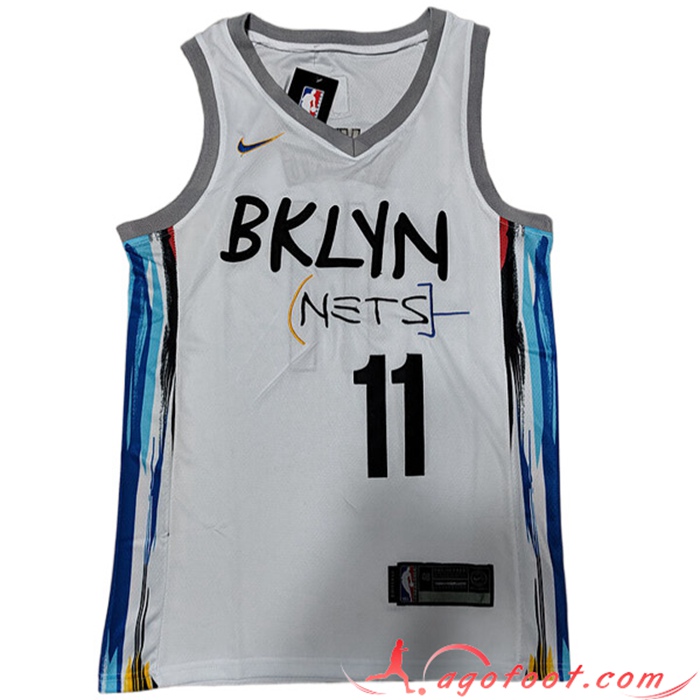 Maillot Brooklyn Nets (IRVING #11) 2022/23 Blanc