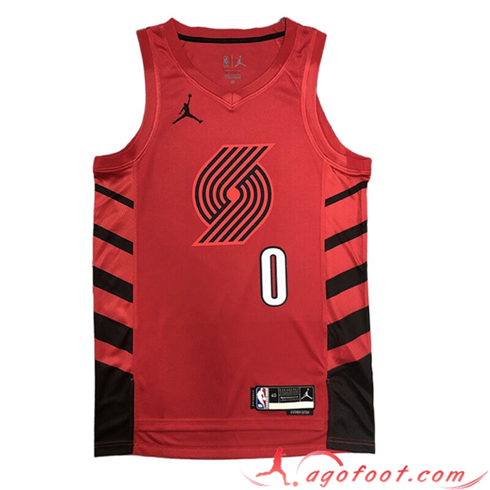 Maillot Portland Trail Blazers (LILLARD #0) 2022/23 Rouge
