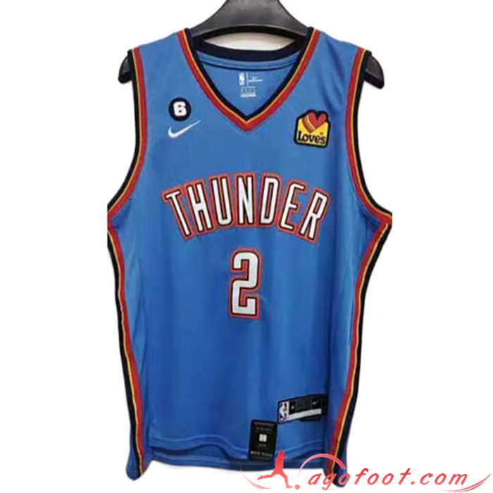 Maillot Oklahoma City Thunder (GILGEOUS-ALEXANDER #2) 2022/23 Rouge