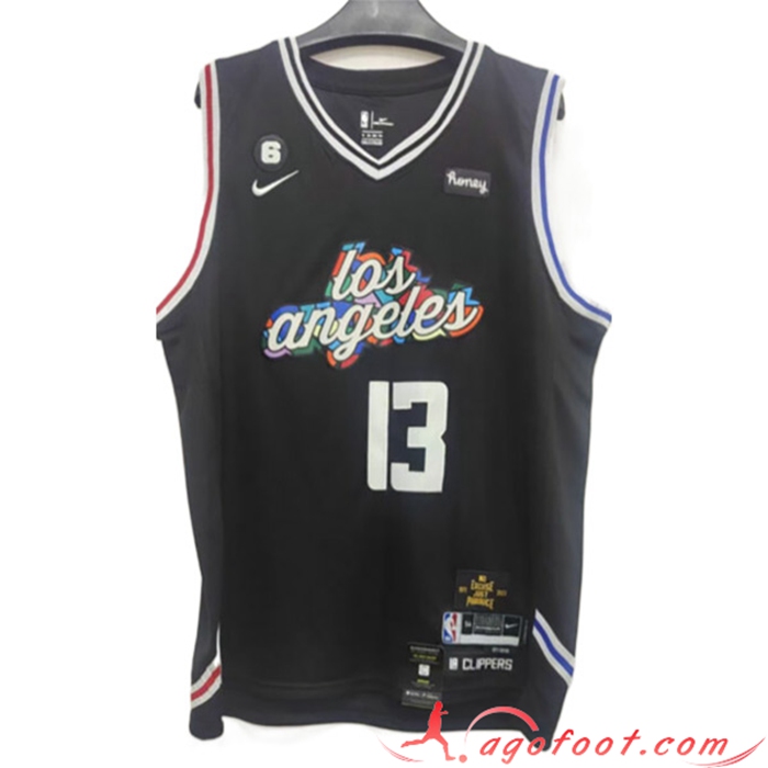 Maillot Los Angeles Clippers (GEORGE #13) 2022/23 Noir