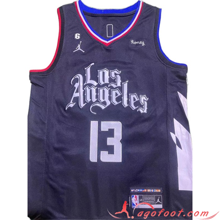Maillot Los Angeles Clippers (GEORGE #13) 2022/23 Noir