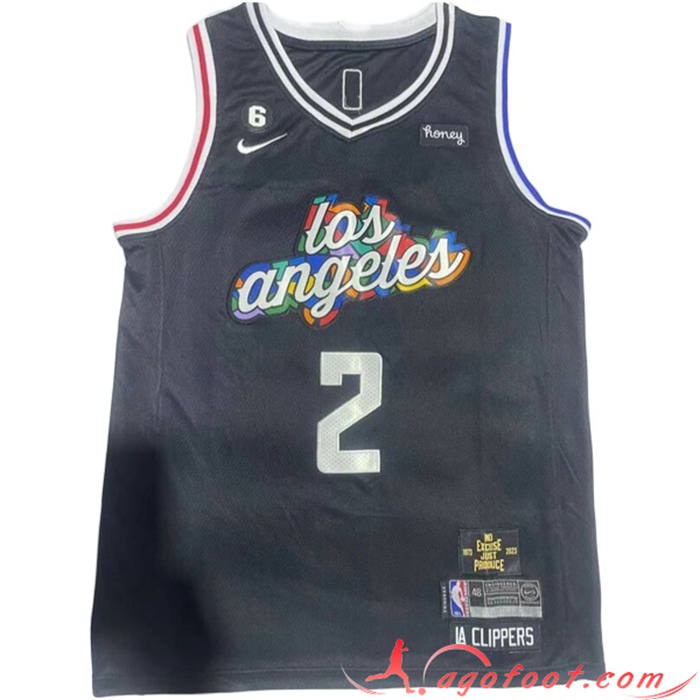 Maillot Los Angeles Clippers (LEONARD #2) 2022/23 Noir