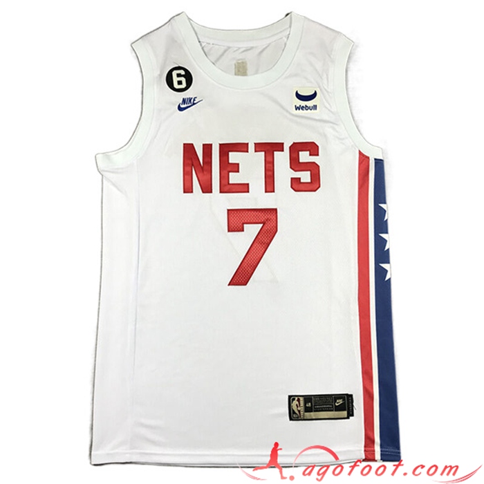 Maillot Brooklyn Nets (DURANT #7) 2022/23 Blanc