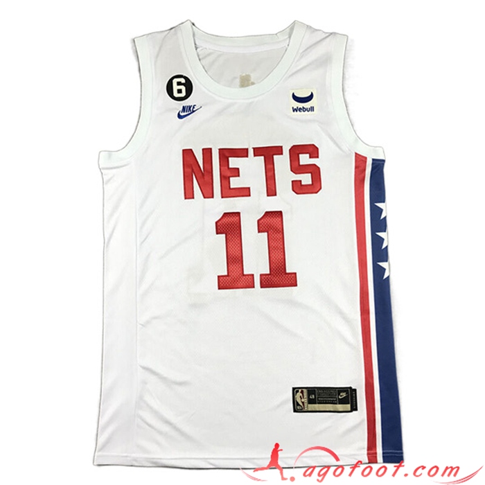 Maillot Brooklyn Nets (IRVING #11) 2022/23 Blanc