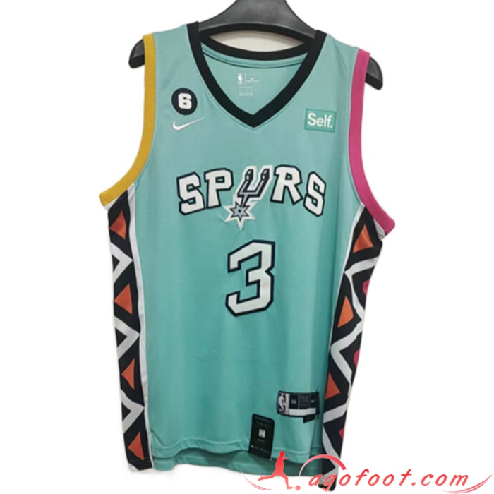 Maillot San Antonio Spurs (JOHNSON #3) 2022/23 Vert
