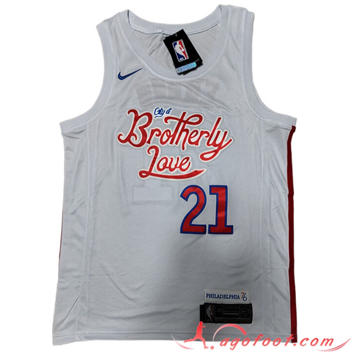 Maillot Philadelphia 76ers (EMBID #21) 2022/23 Blanc