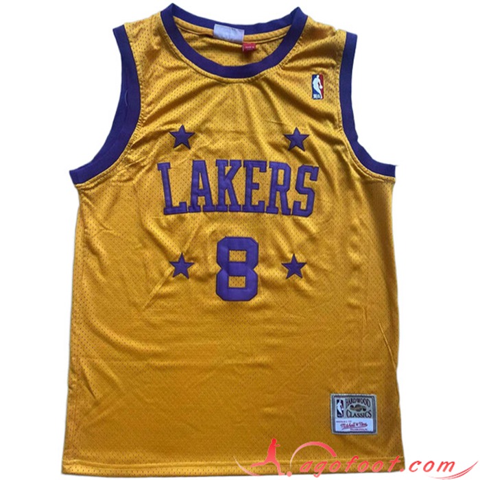 Maillot Los Angeles Lakers (BRYANT #8) 2022/23 Jaune