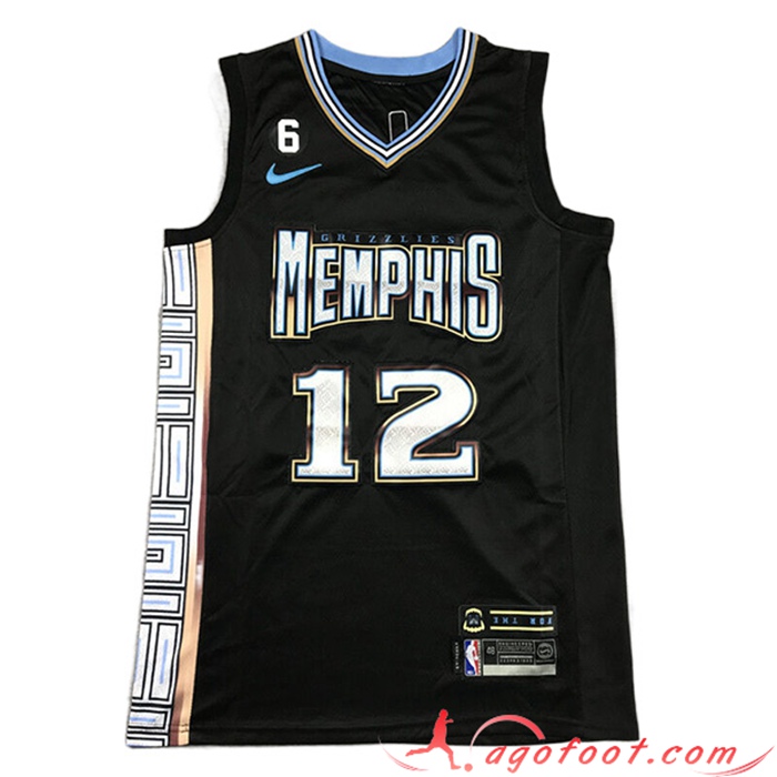 Maillot Memphis Grizzlies (BRYANT #12) 2022/23 Noir