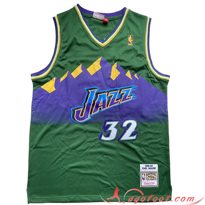 Maillot Utah Jazz (MALONE #32) 2022/23 Vert