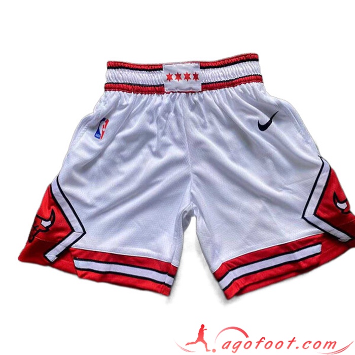 Shorts NBA Chicago Bulls Blanc