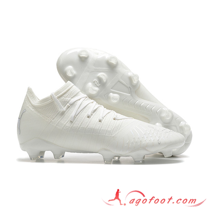 PUMA Chaussures de Foot Future Z 1.3 Teazer FG Blanc