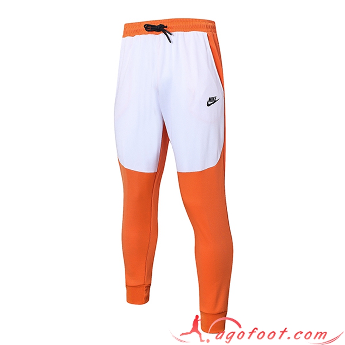 Pantalon Foot NIKE Blanc/Orange 2022/2023