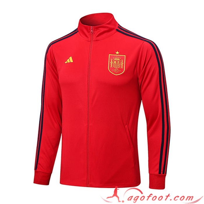 Veste Foot Espagne Rouge 2022/2023