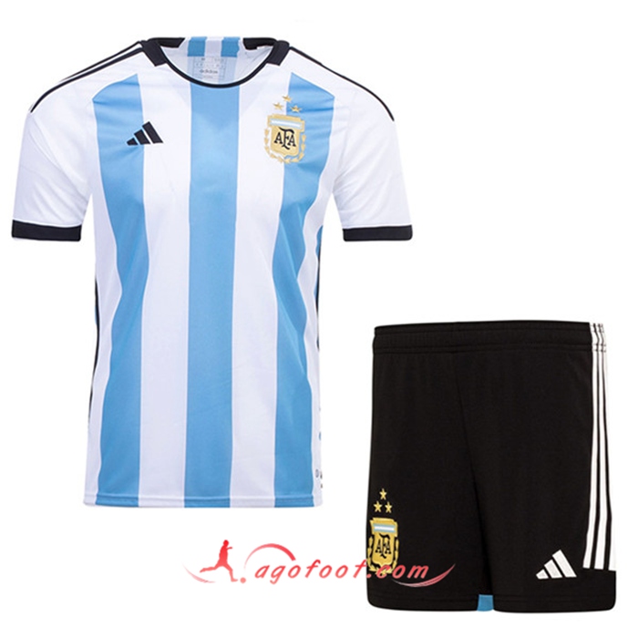 Ensemble Maillot Foot Argentine 3 Stars Domicile Short 2022/2023