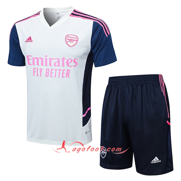 Ensemble Training T-Shirts + Shorts Arsenal Vert 2022/2023
